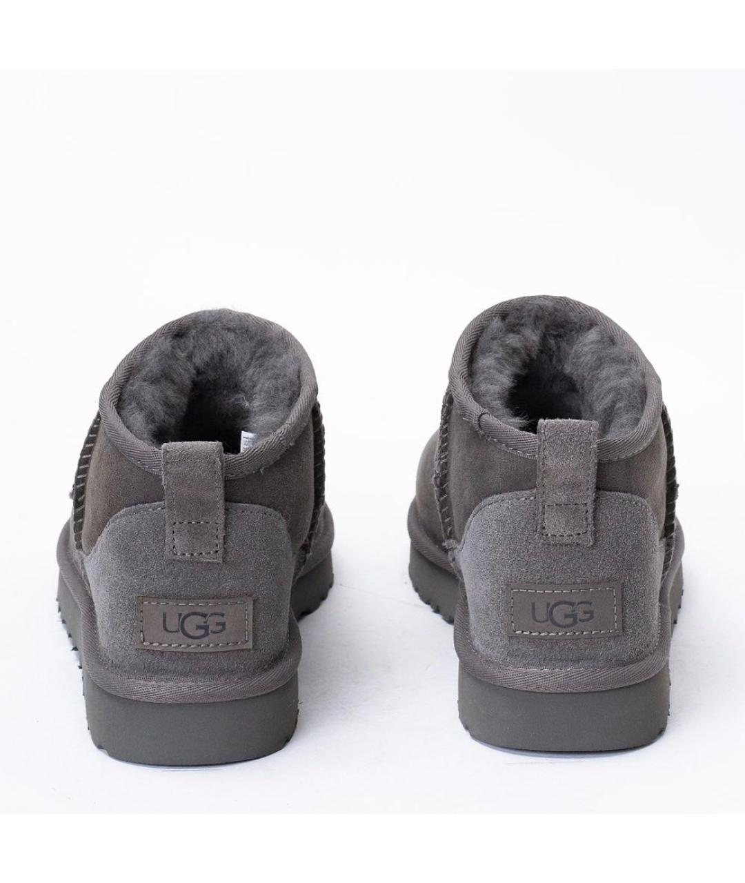 UGG AUSTRALIA Серые кожаные ботинки, фото 4