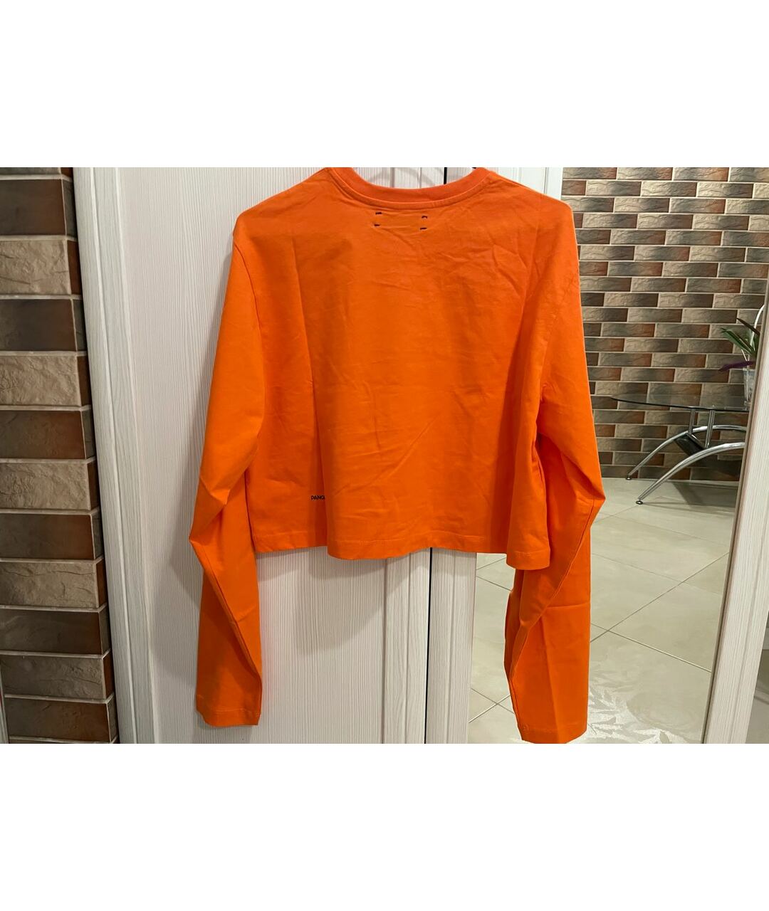 THE PANGAIA Оранжевый хлопковый джемпер / свитер, фото 2