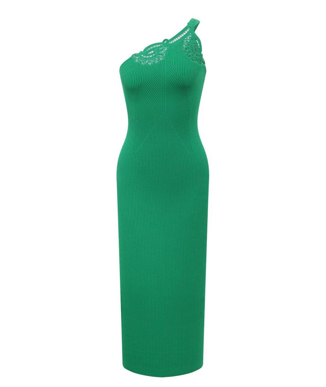 SELF-PORTRAIT Зеленые коктейльное платье, фото 6