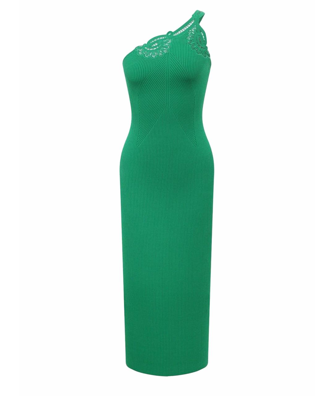 SELF-PORTRAIT Зеленые коктейльное платье, фото 1