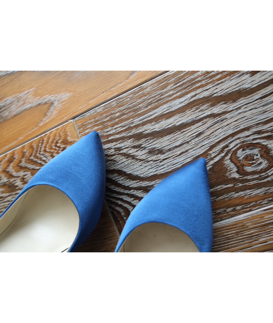 RUPERT SANDERSON Голубые текстильные туфли, фото 3