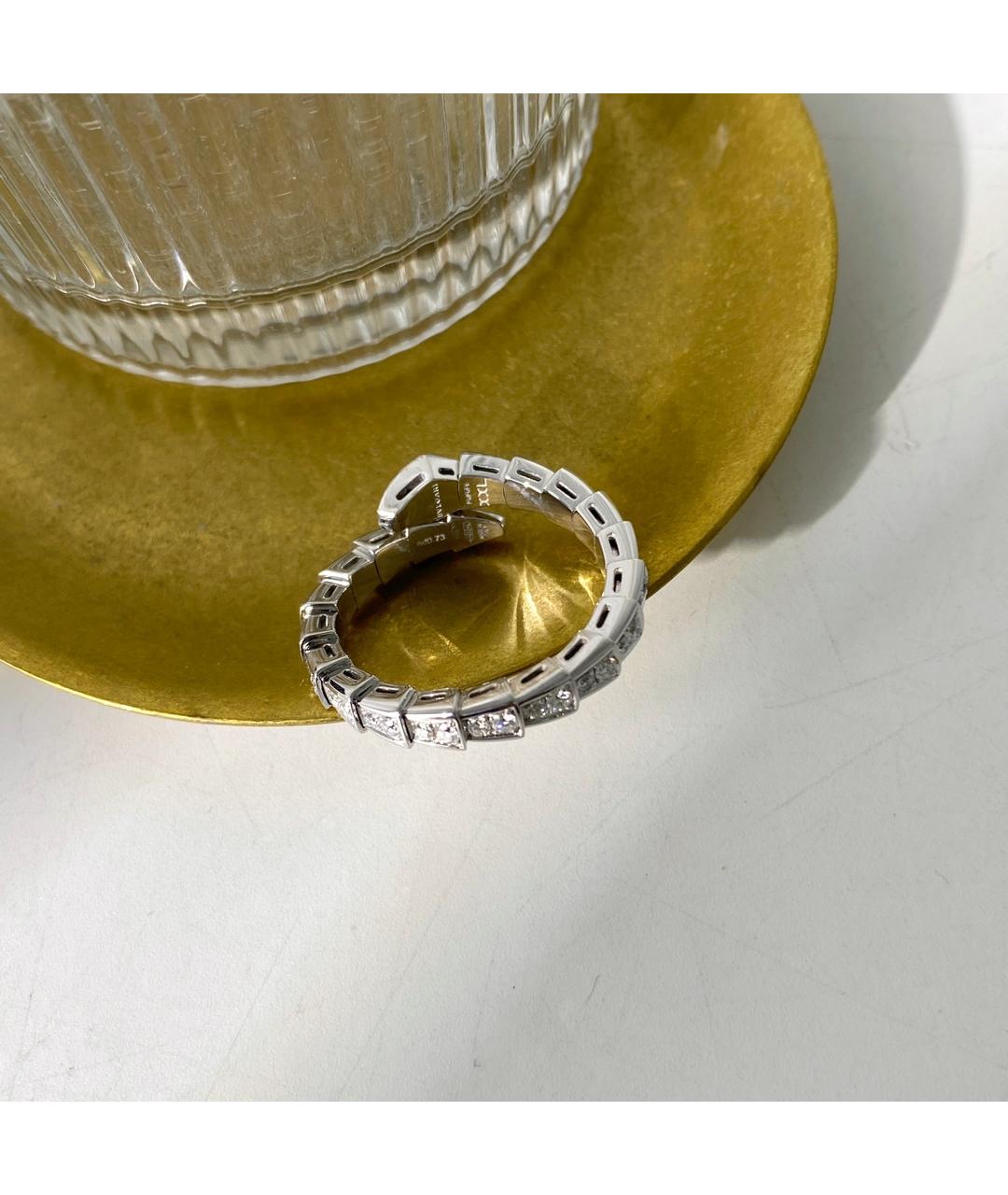 BVLGARI Серебряное кольцо из белого золота, фото 5