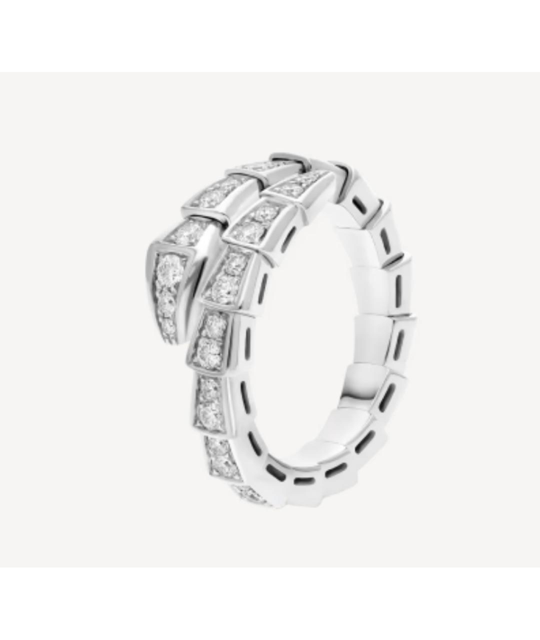 BVLGARI Серебряное кольцо из белого золота, фото 7