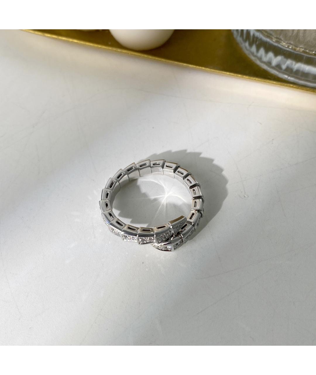 BVLGARI Серебряное кольцо из белого золота, фото 3