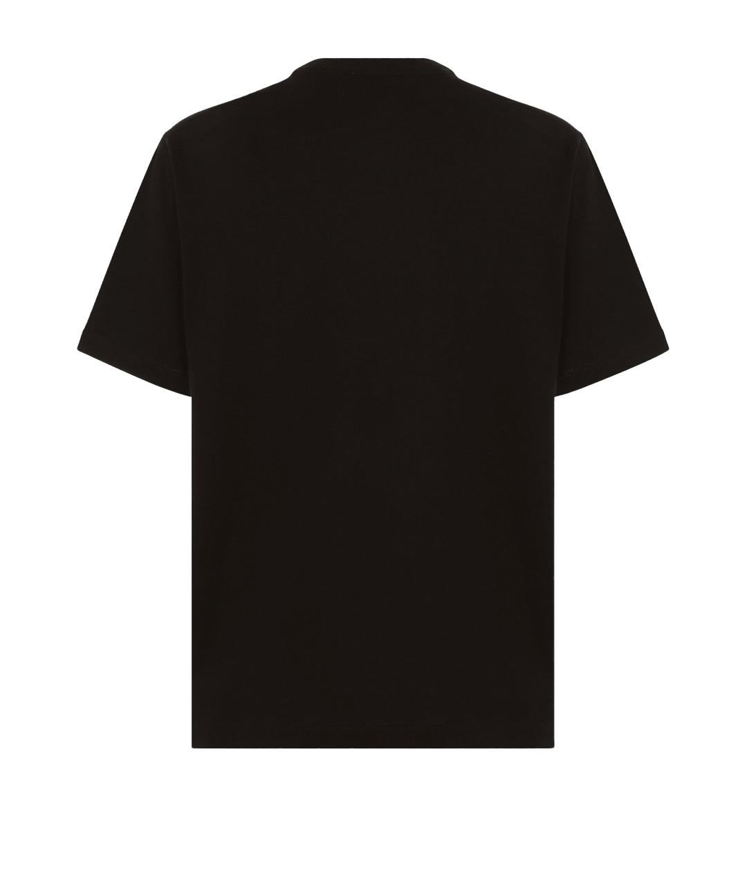 DOLCE&GABBANA Черная футболка, фото 2