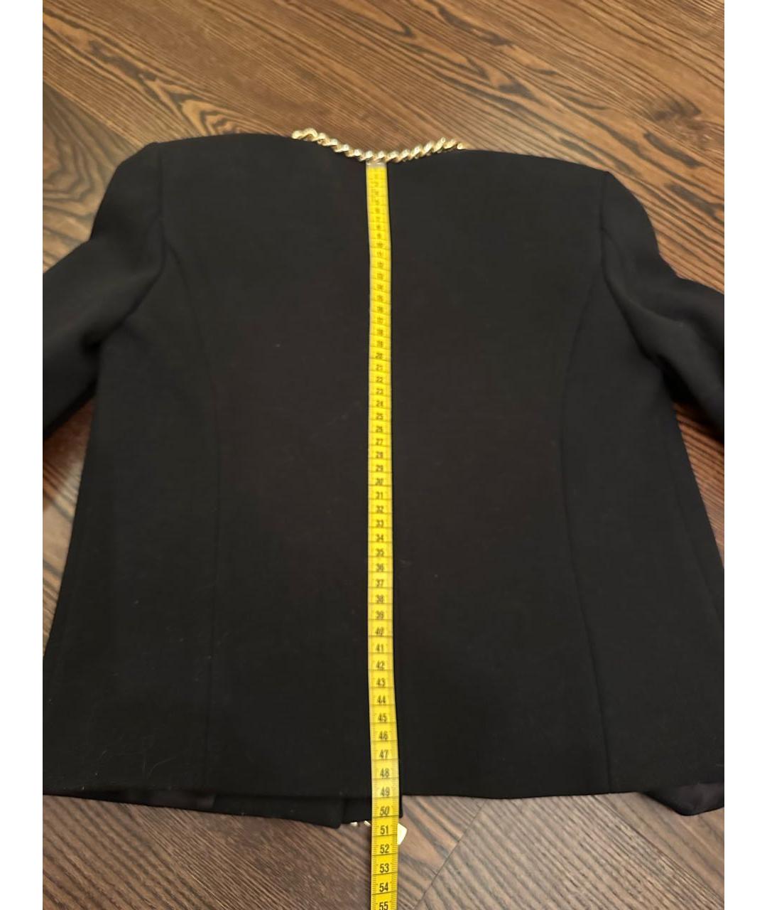 ELISABETTA FRANCHI Черный жакет/пиджак, фото 5