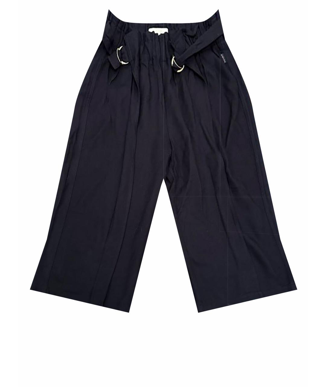 CHLOE KIDS Темно-синие вискозные брюки и шорты, фото 1