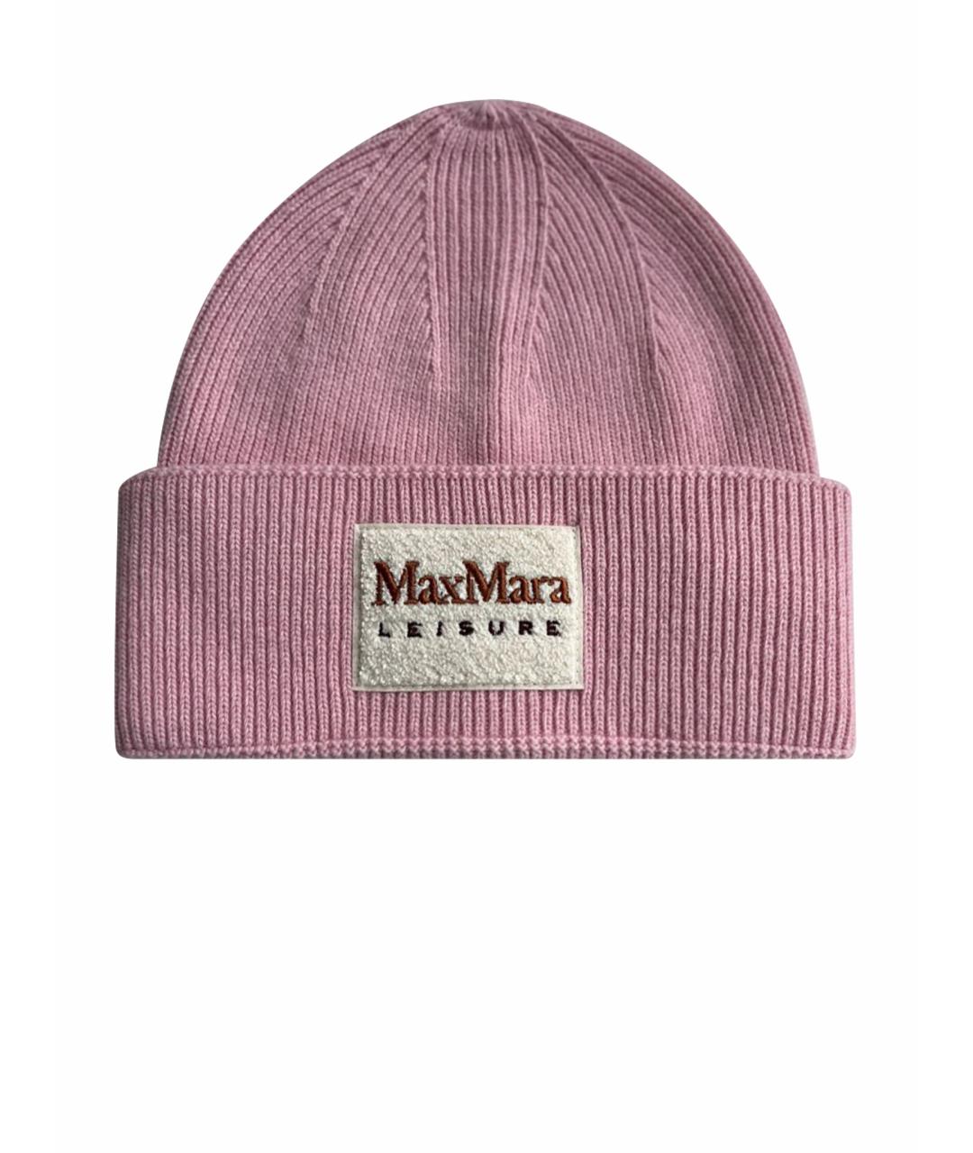 MAX MARA Розовая шапка, фото 1