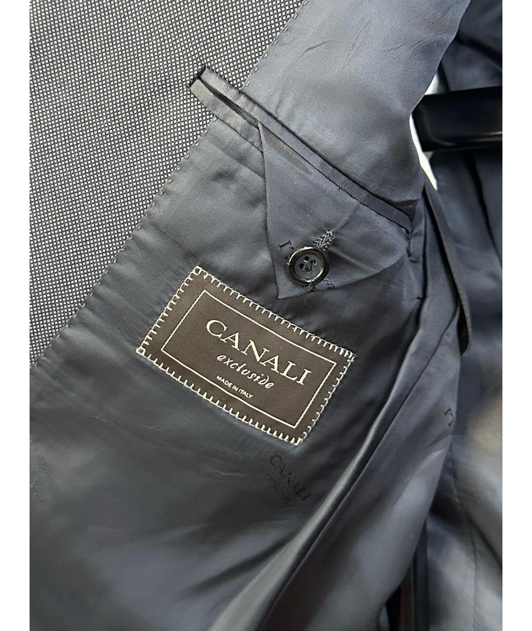 CANALI Серый шерстяной пиджак, фото 6