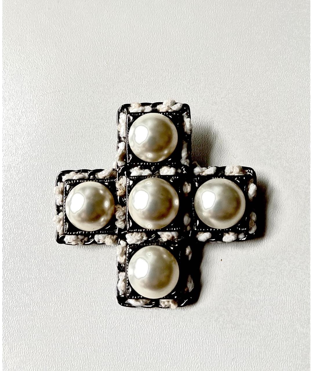 CHANEL Белая булавка / брошь, фото 7