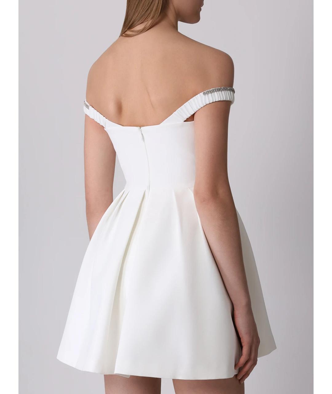SELF-PORTRAIT Белое коктейльное платье, фото 3