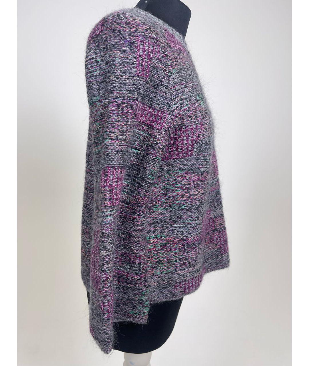 CHANEL PRE-OWNED Фиолетовый шерстяной костюм с юбками, фото 3