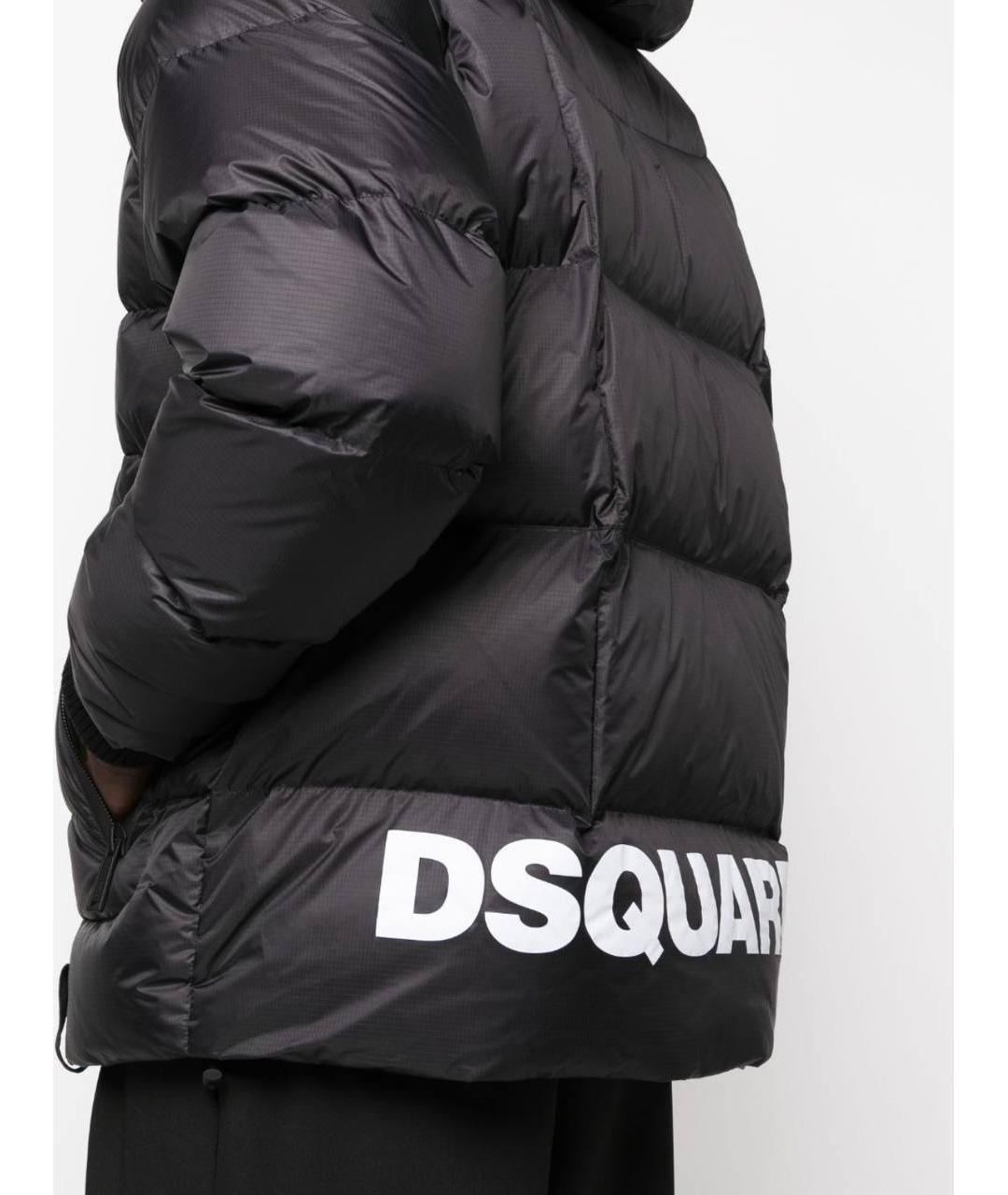 DSQUARED2 Черный пуховик, фото 4