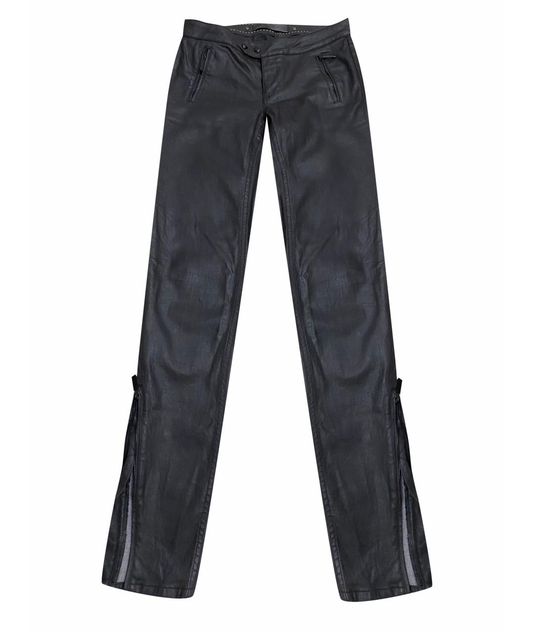 BARBARA BUI Черные хлопковые прямые джинсы, фото 1