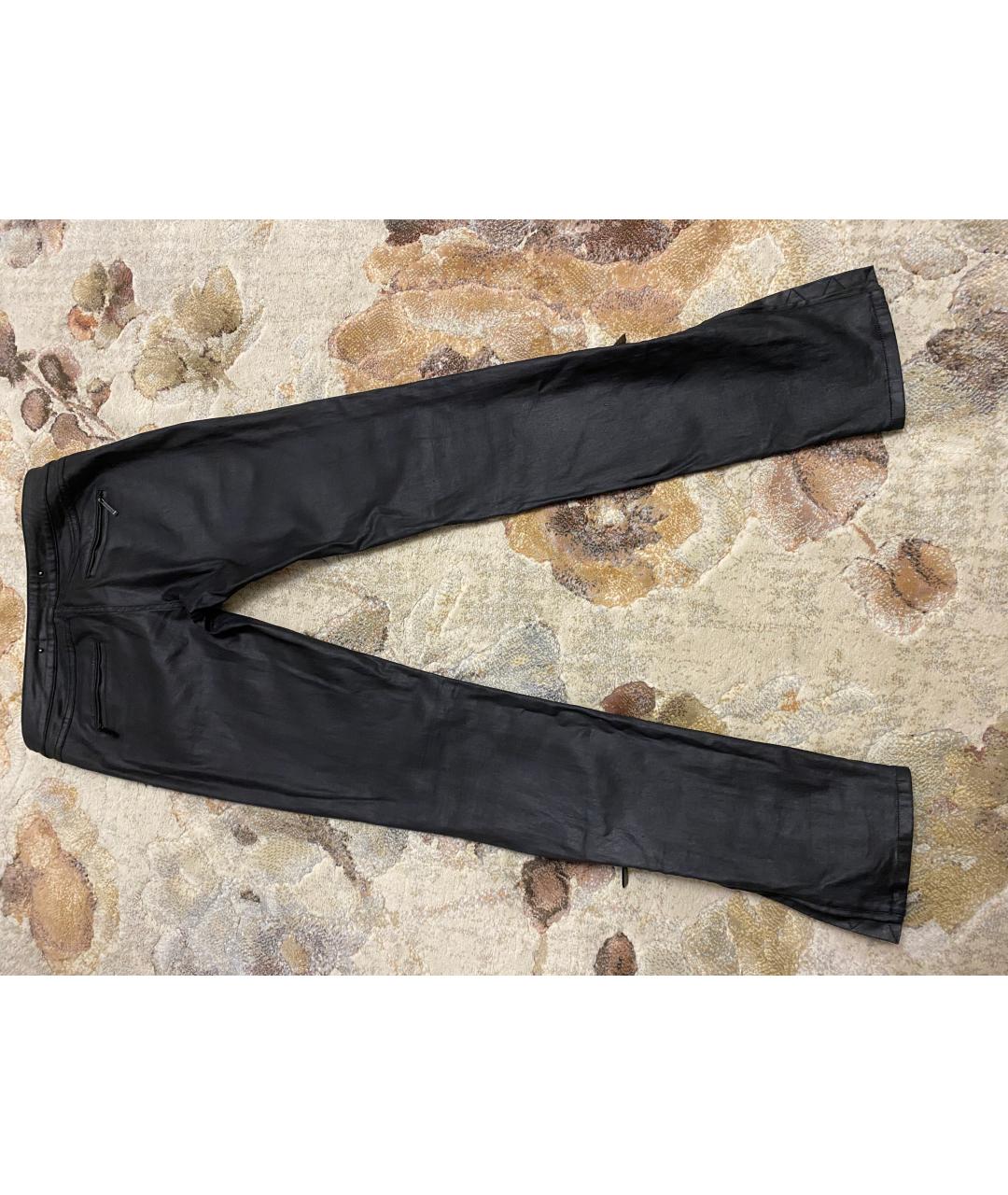 BARBARA BUI Черные хлопковые прямые джинсы, фото 3