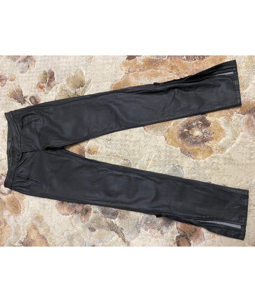 BARBARA BUI Черные хлопковые прямые джинсы, фото 5
