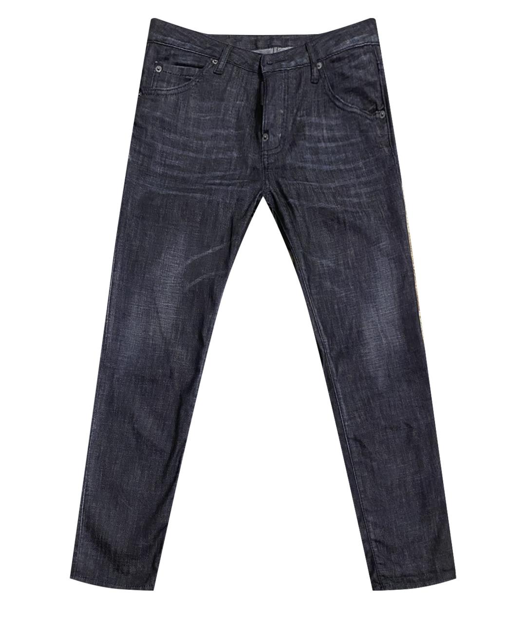 DSQUARED2 Серые хлопковые прямые джинсы, фото 1
