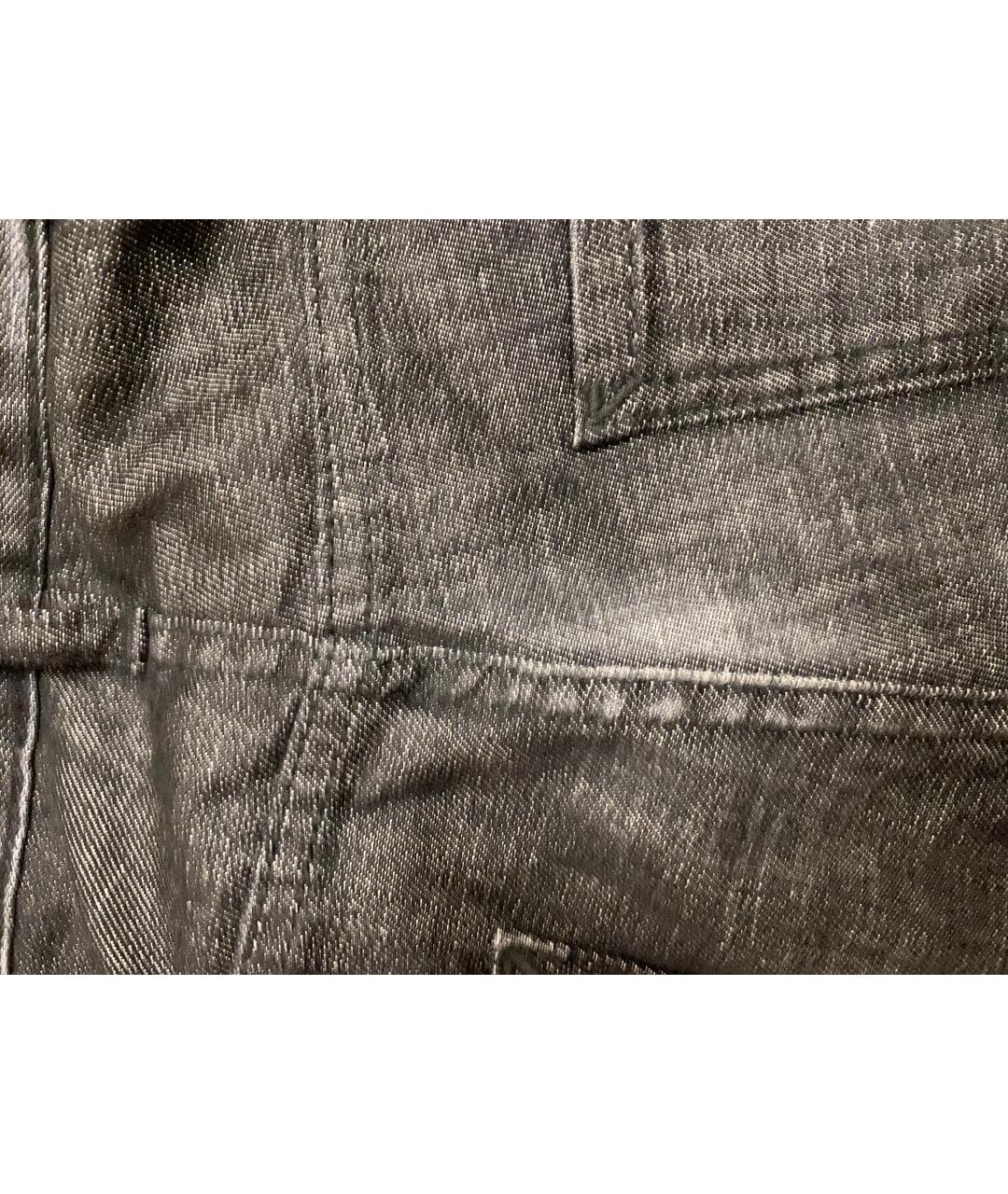 DSQUARED2 Серые хлопковые прямые джинсы, фото 4