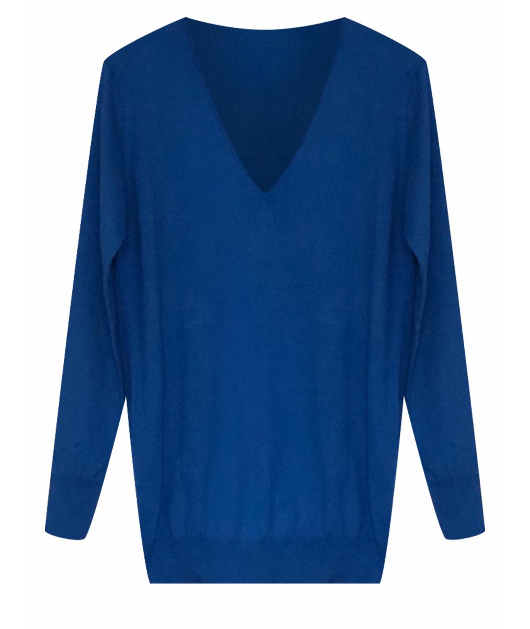 CRUCIANI Синий хлопковый джемпер / свитер, фото 1
