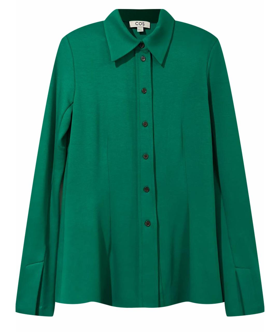 COS Зеленая вискозная рубашка, фото 1
