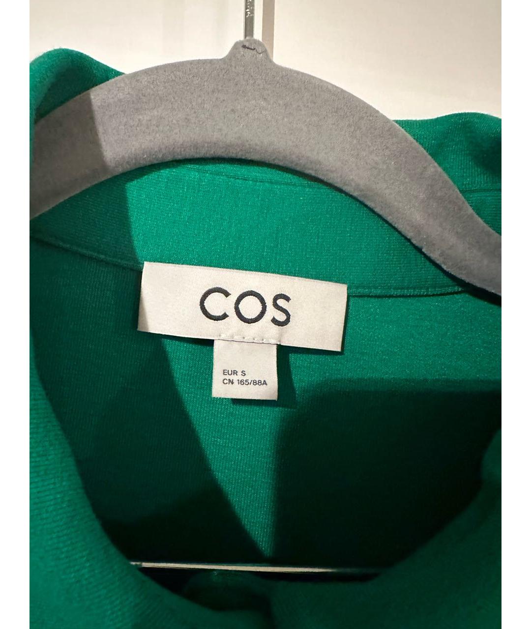 COS Зеленая вискозная рубашка, фото 2