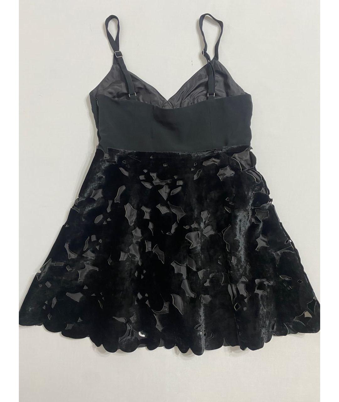 SPORTMAX Черное вискозное вечернее платье, фото 2