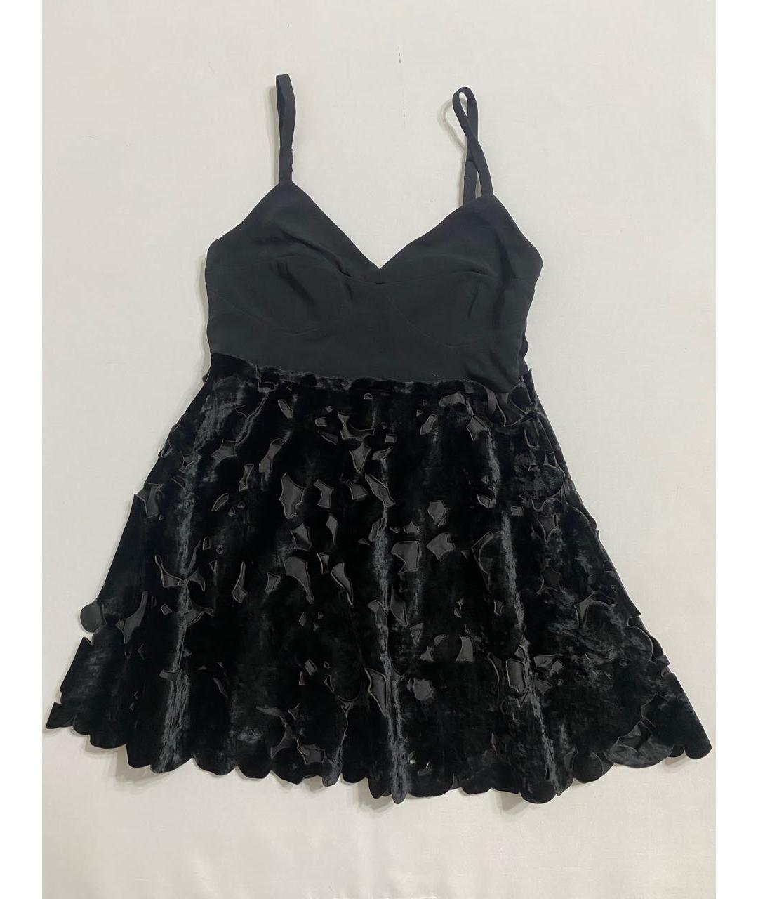 SPORTMAX Черное вискозное вечернее платье, фото 8