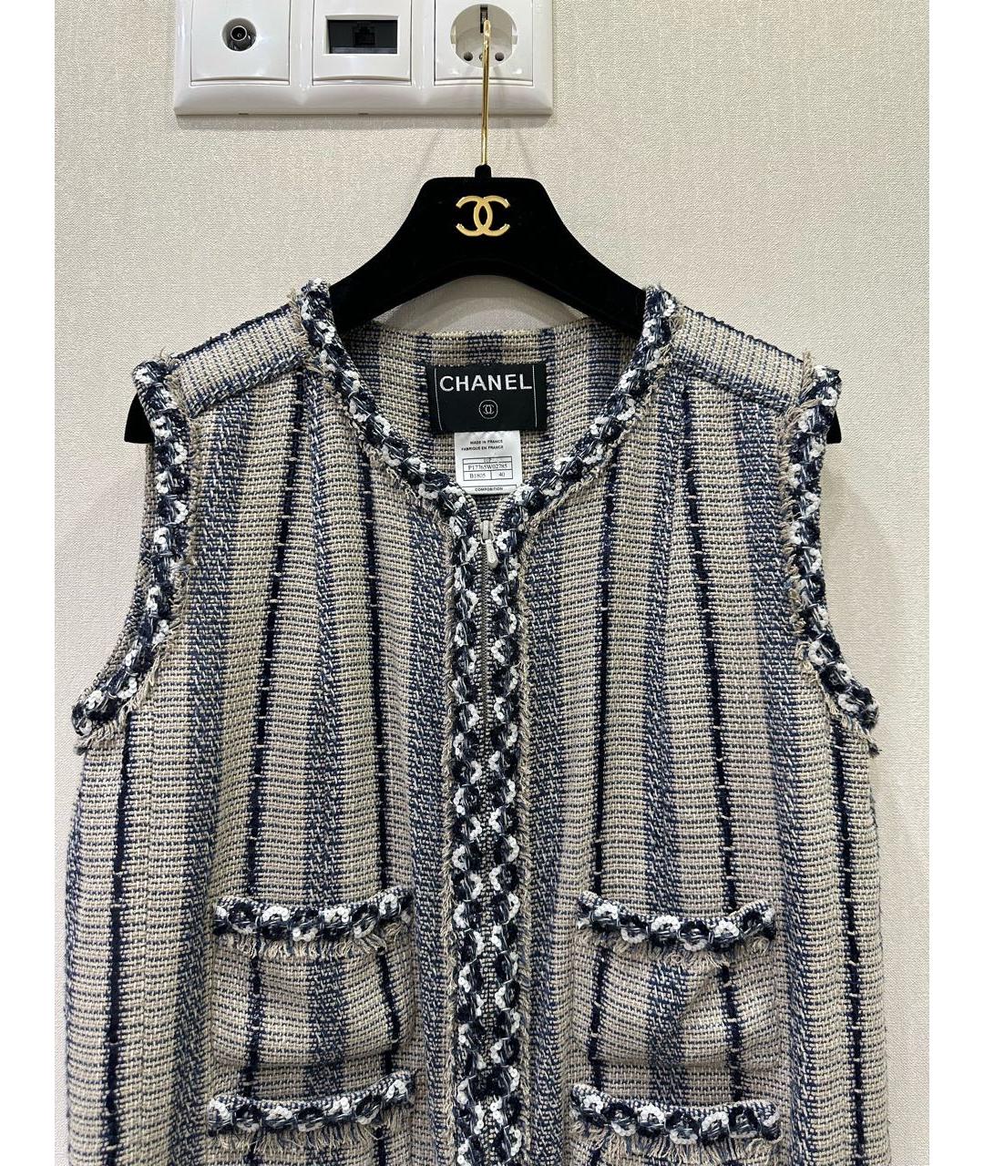 CHANEL PRE-OWNED Мульти жилетка, фото 6