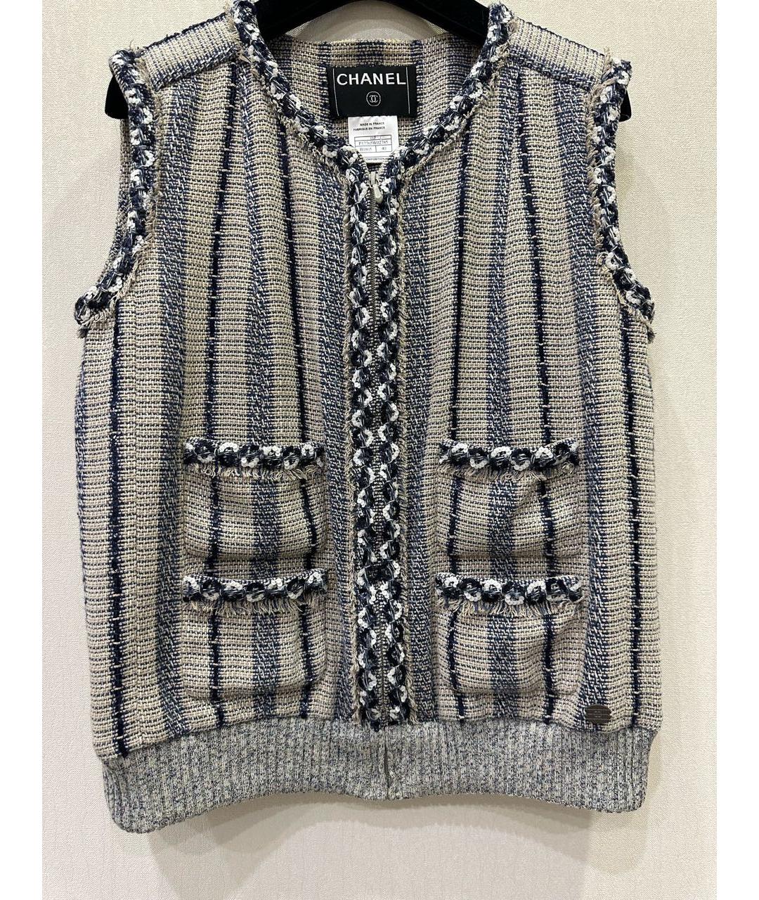 CHANEL PRE-OWNED Мульти жилетка, фото 5