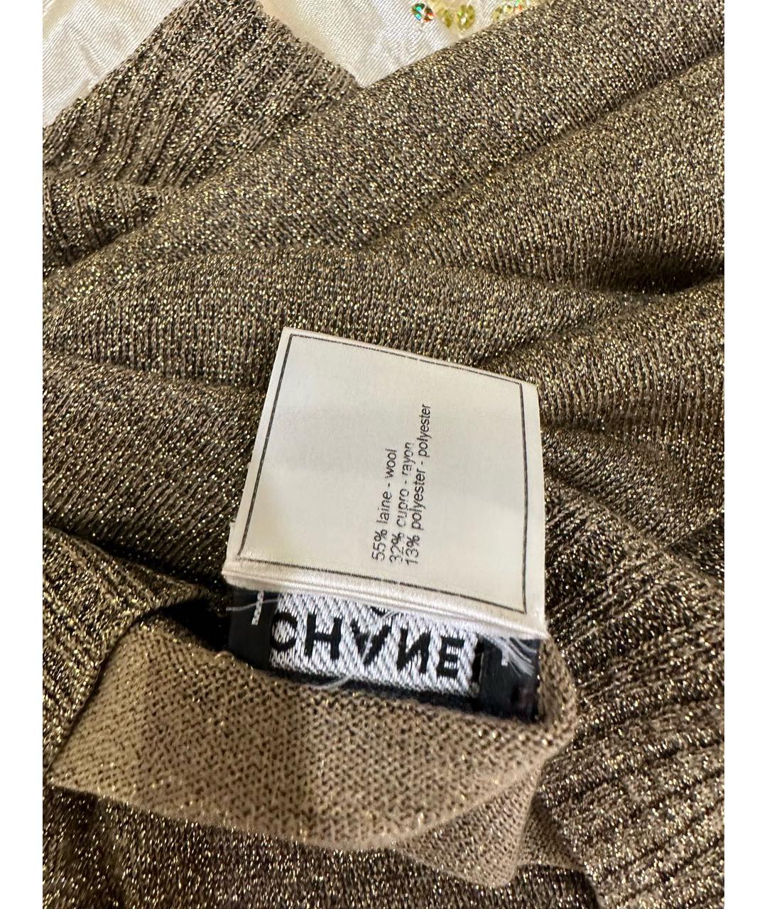 CHANEL Золотое платье, фото 7