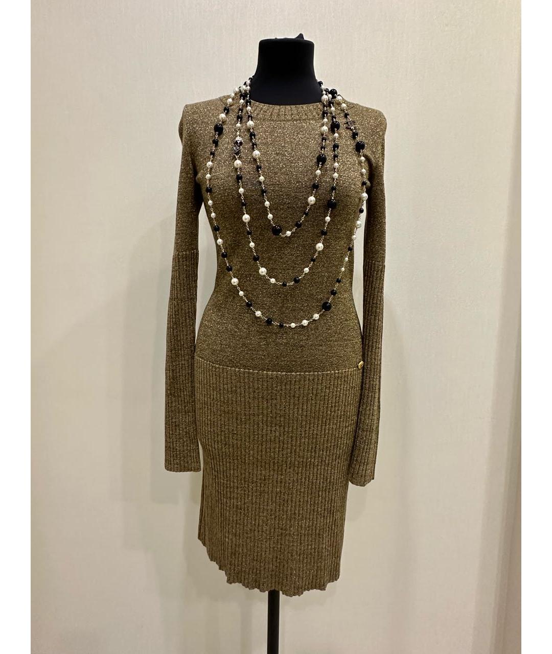 CHANEL Золотое платье, фото 5