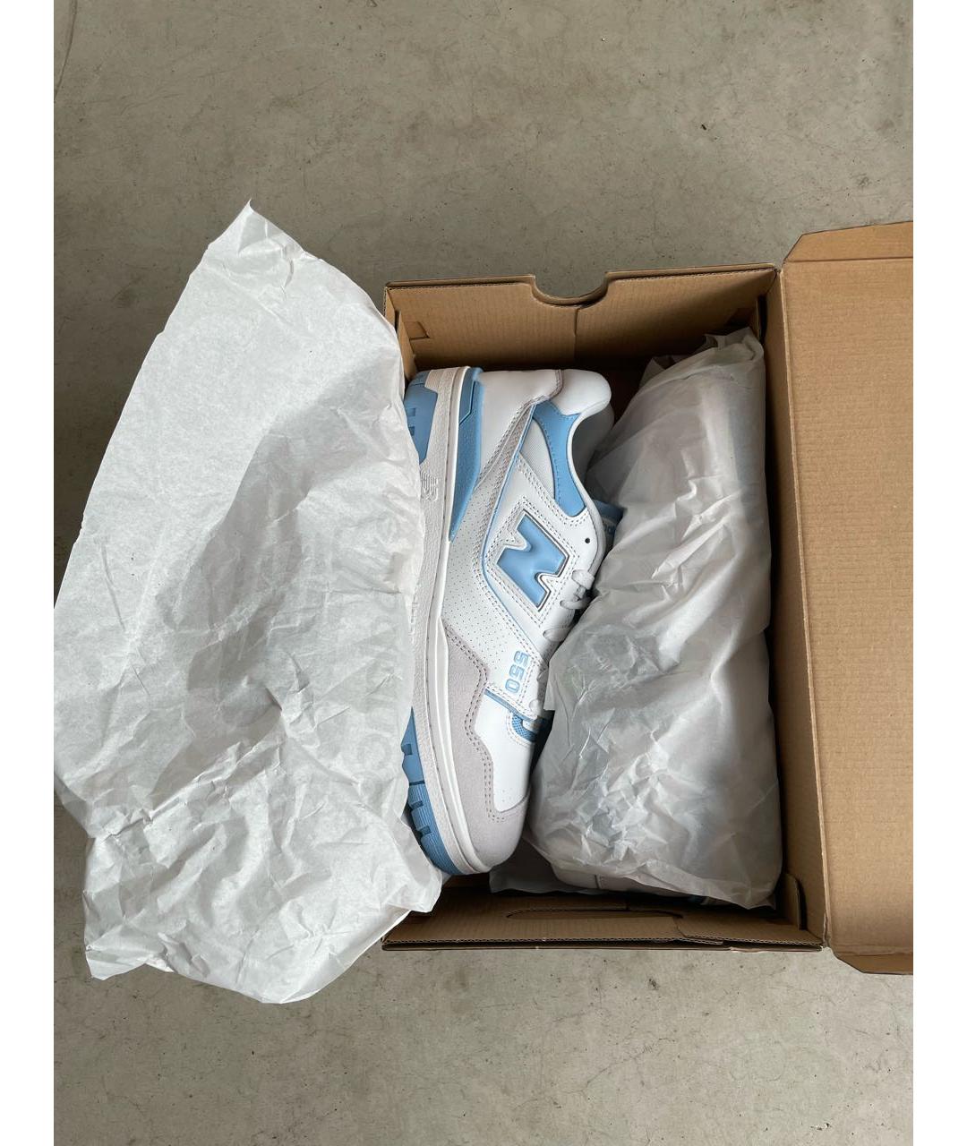 NEW BALANCE Белые низкие кроссовки / кеды, фото 4
