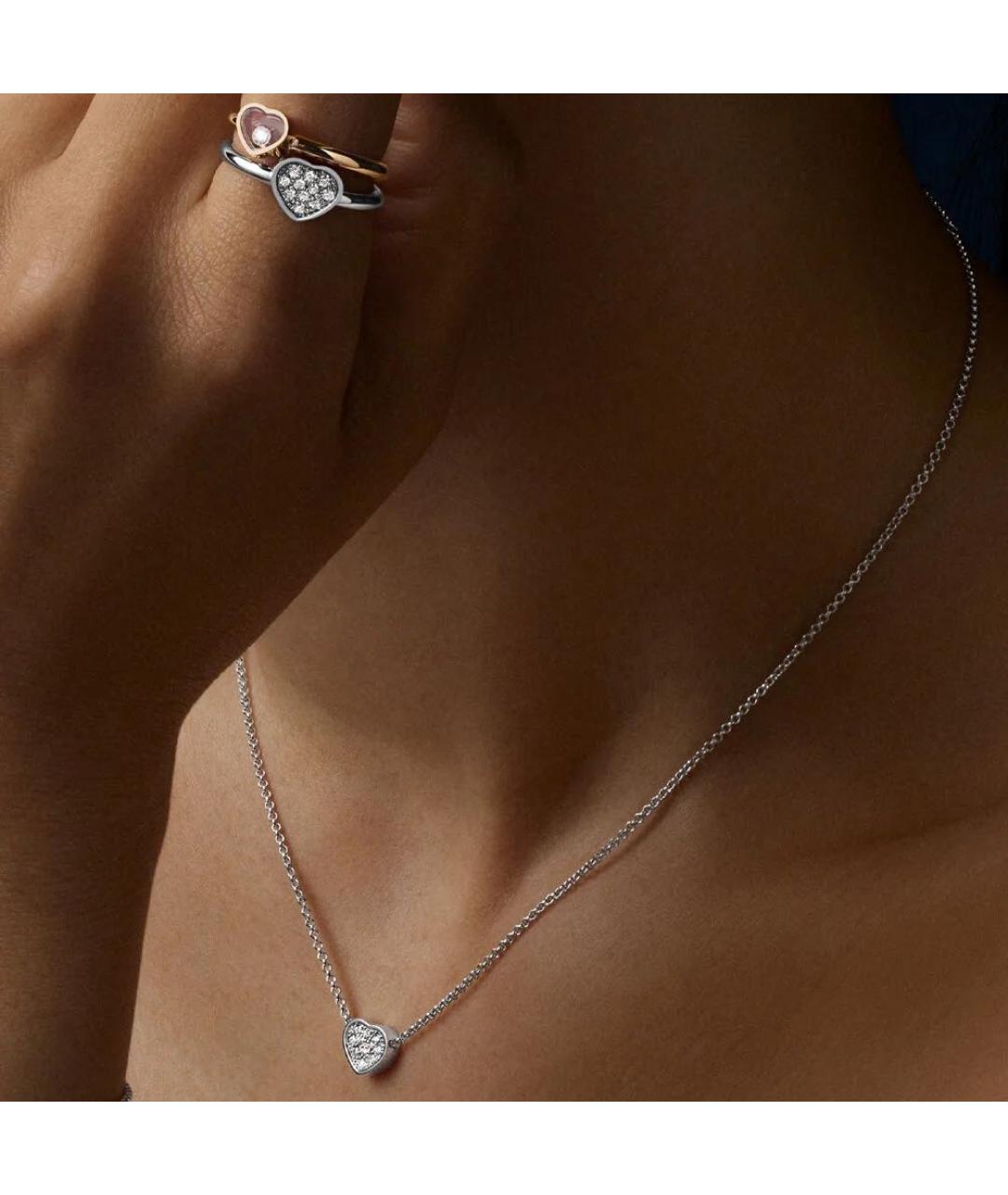 CHOPARD Белое колье из белого золота, фото 4