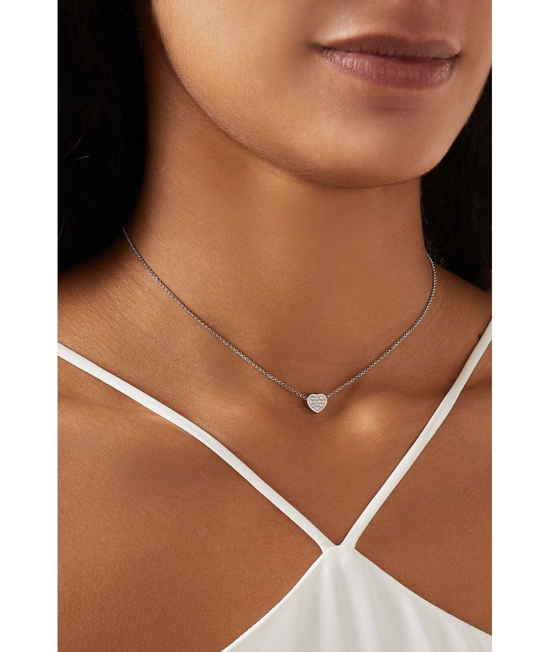 CHOPARD Белое колье из белого золота, фото 7