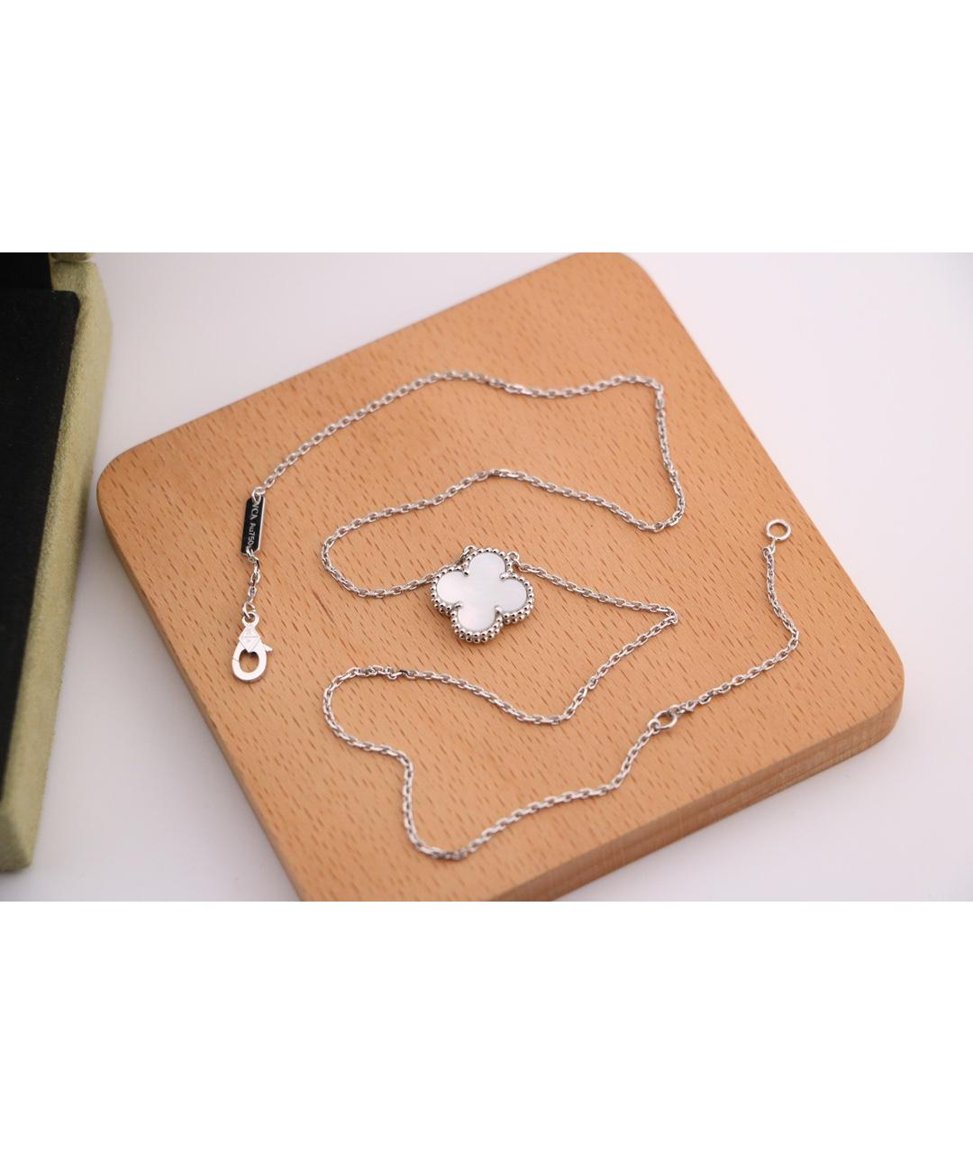 VAN CLEEF & ARPELS Серебряное колье из белого золота, фото 5