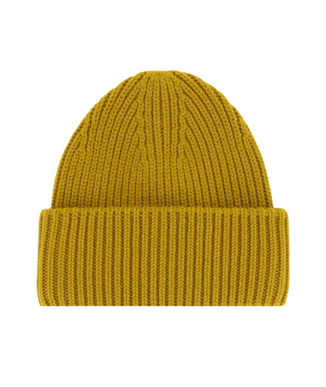 YVES SALOMON Желтая шапка, фото 1