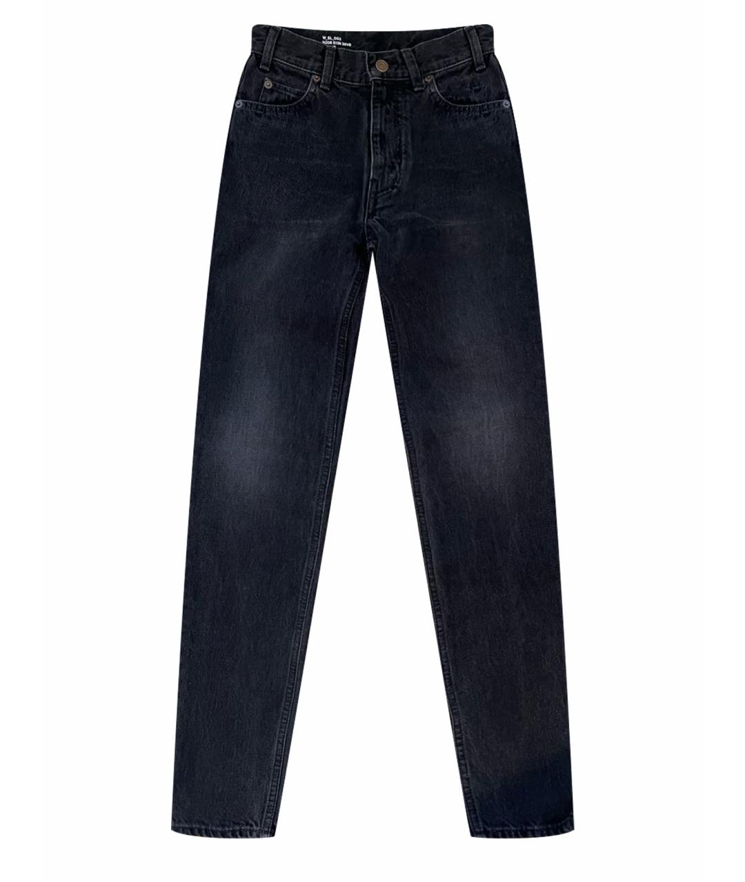 CELINE PRE-OWNED Черные хлопковые джинсы слим, фото 1