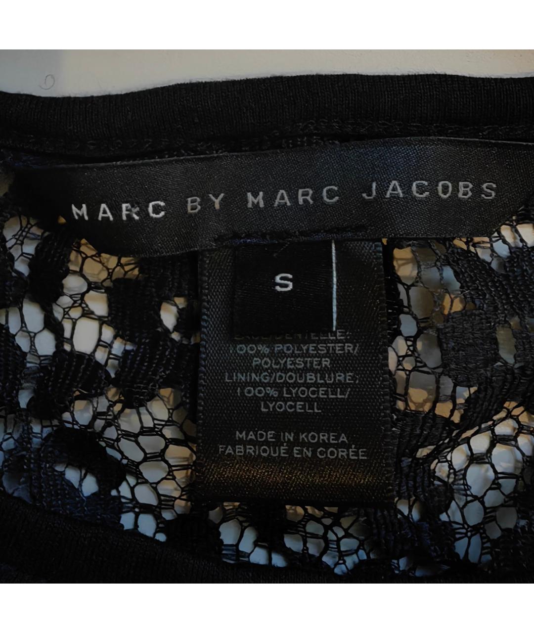MARC BY MARC JACOBS Черное полиэстеровое коктейльное платье, фото 3