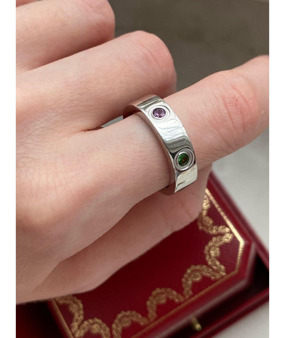 CARTIER Белое кольцо из белого золота, фото 5