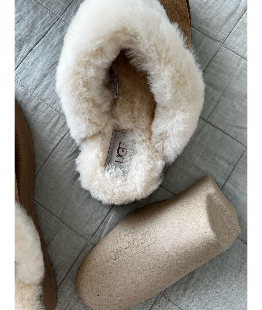 UGG AUSTRALIA Коричневые замшевые мюли, фото 5