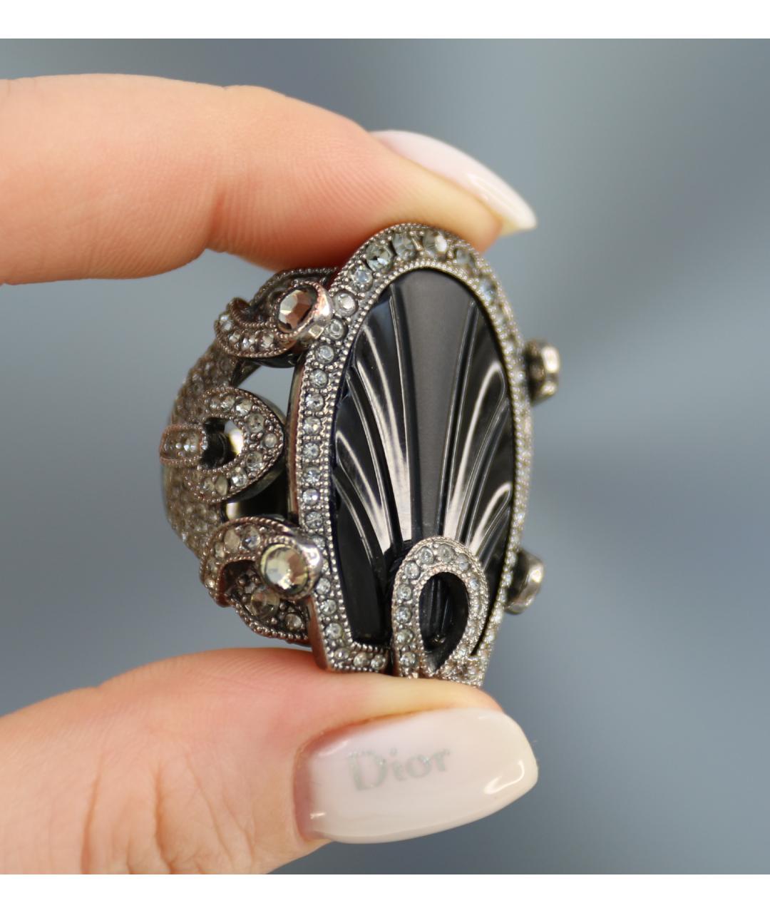 CHRISTIAN DIOR PRE-OWNED Серебряное с серебряным покрытием кольцо, фото 5