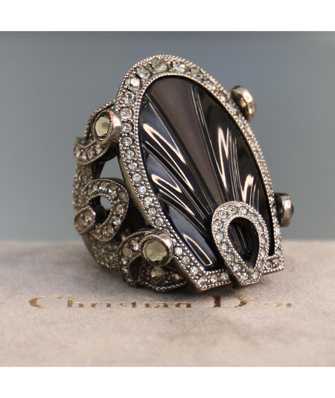 CHRISTIAN DIOR PRE-OWNED Серебряное с серебряным покрытием кольцо, фото 7