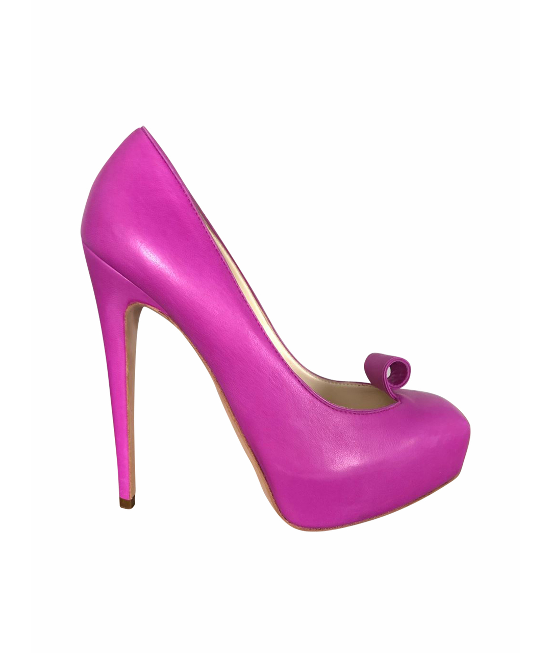 BRIAN ATWOOD Фуксия кожаные туфли, фото 1