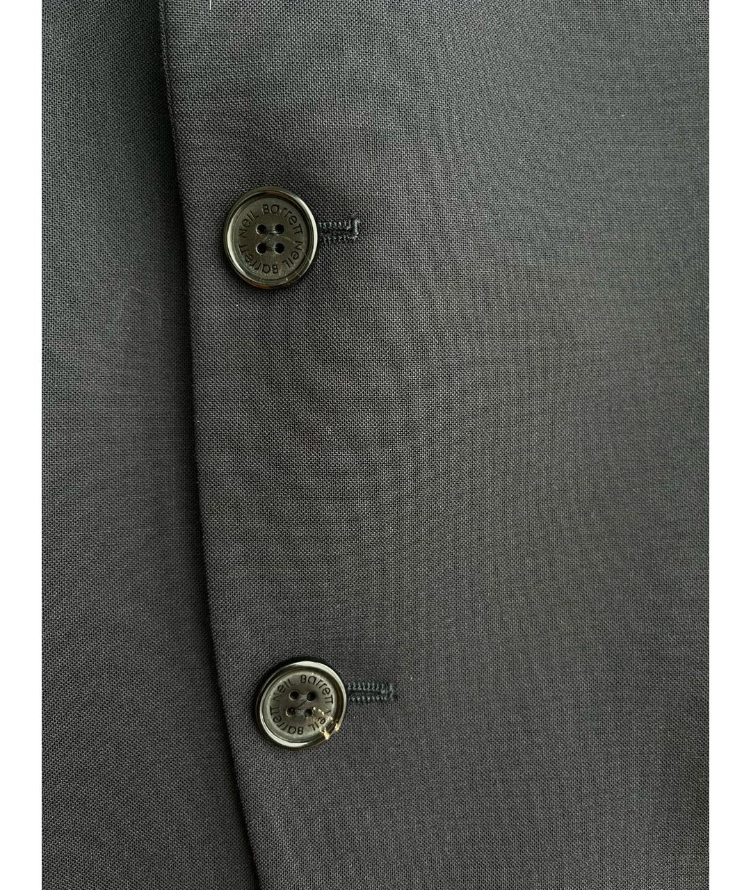 NEIL BARRETT Черный полиэстеровый пиджак, фото 4