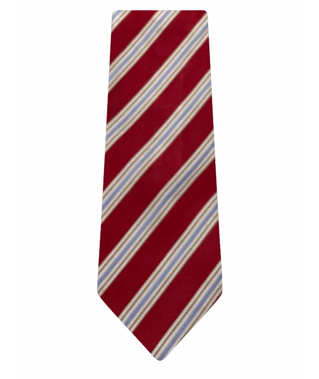 CANALI Красный шелковый галстук, фото 1