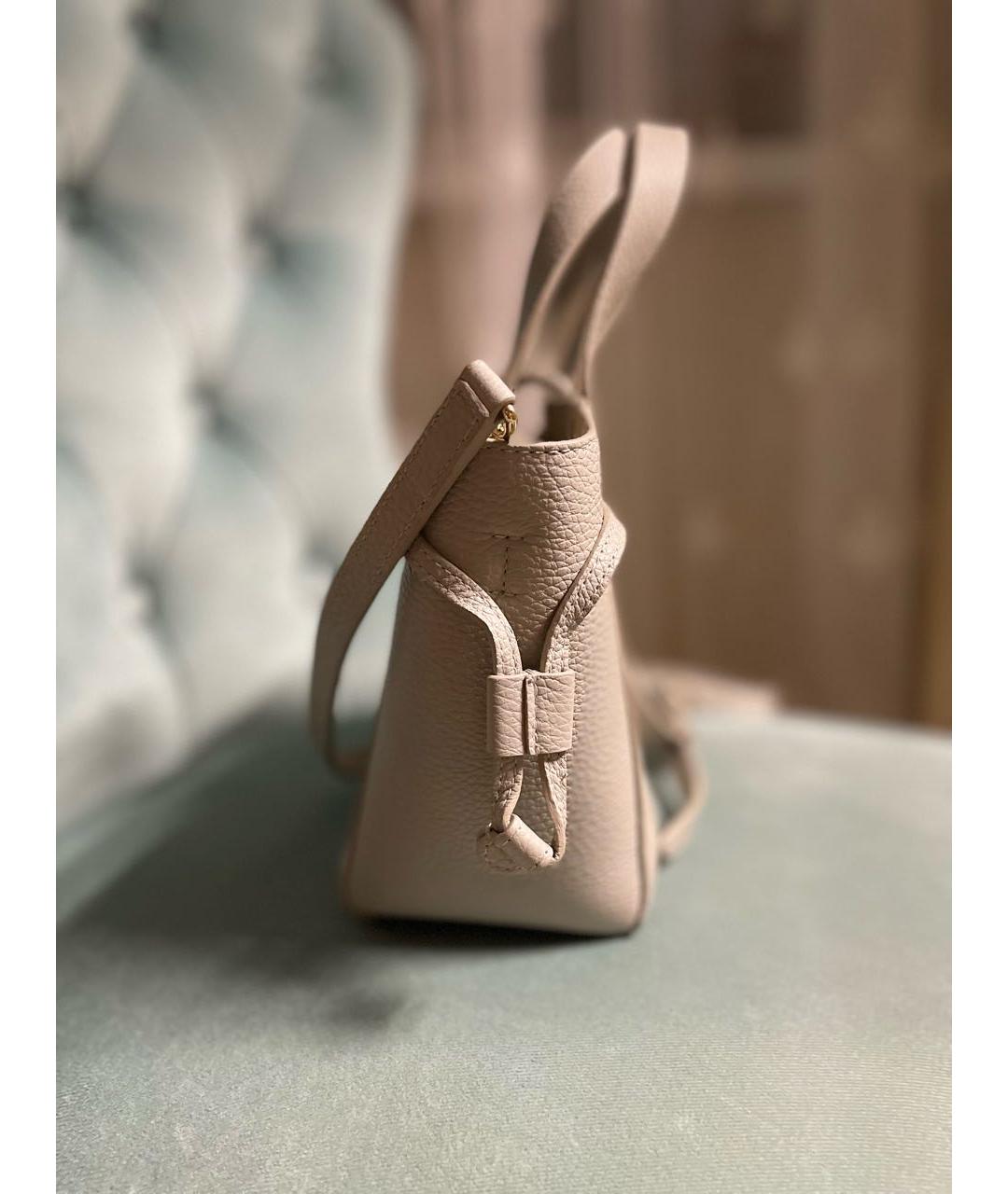 FURLA Серая кожаная сумка тоут, фото 2