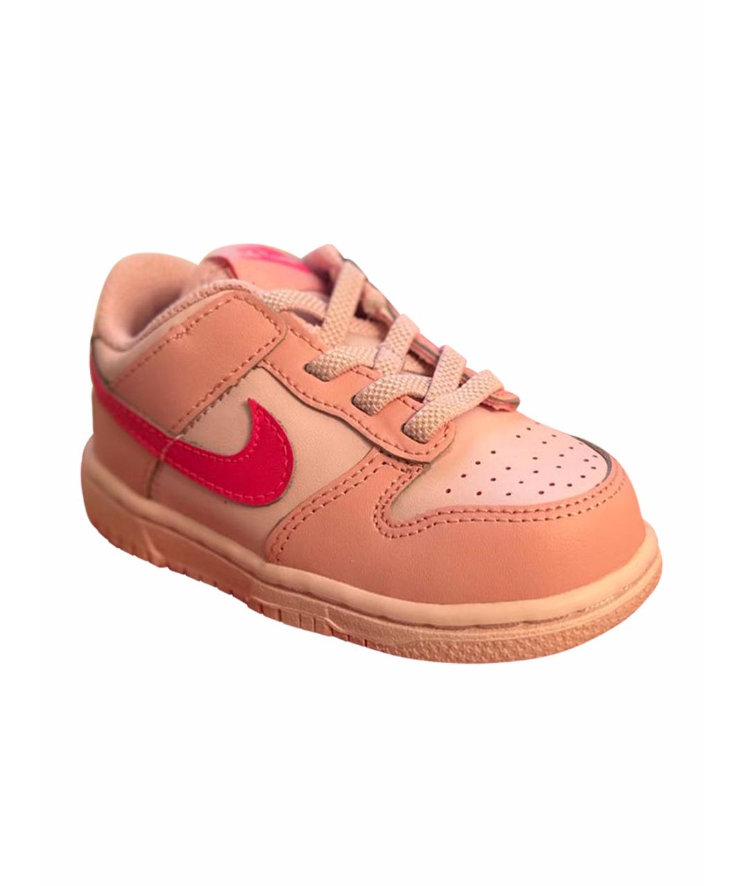 NIKE Розовые кожаные кеды, фото 1