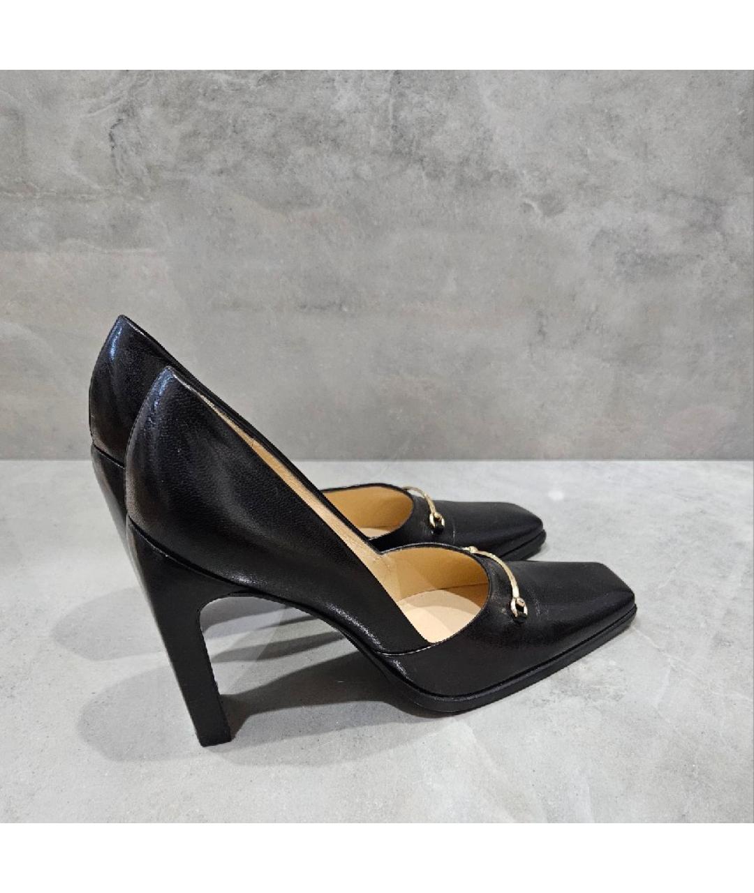 Gucci black clearance pumps with bow