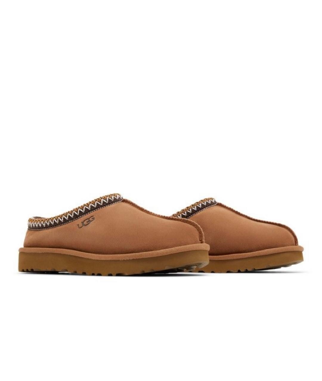 UGG Коричневые замшевые мюли, фото 4