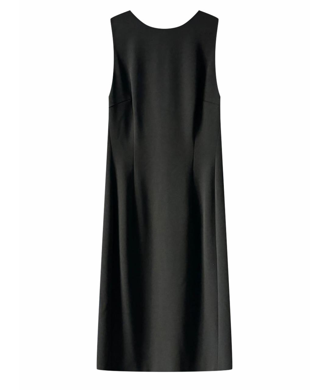 ESCADA Черное ацетатное коктейльное платье, фото 1